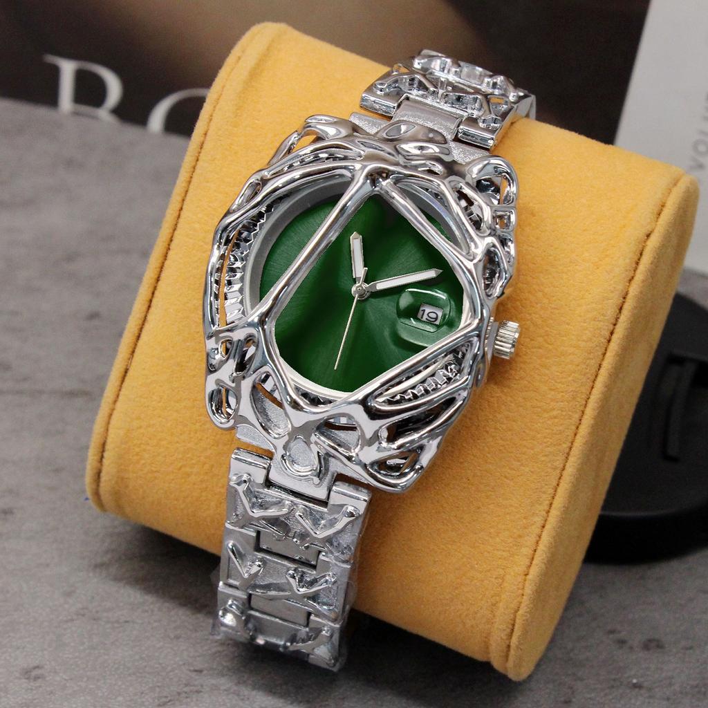 Y2k Red Devil Claw Hot Sell Original Alabaster Style Quartz Watch Men Unisex Hot Medieval Old Unique Creative High Quality Clock