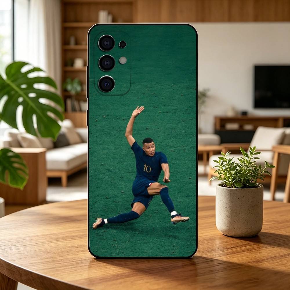 F-Fußballstar MbappeS-S Handyhülle Für Samsung S25,S24,S21,S22,S23,S30,Ultra,S20,Plus,Fe,Lite,Note,10,Schwarze Hülle