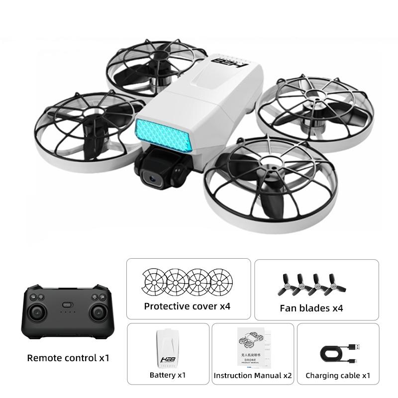Non-Toxic Rc Quadcopter 2.4G 4Ch Drone With Display Screen Remote Control Hd Pography Aircraft Optical Flow Positioning Dron For Adult