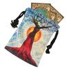 Tarot Bags And Pouches Drawstring Tarot Dice Bag Tarot Card Storage Bag With Digital Printing Multifunction Tarot Bag For Cards