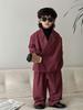 Boys' Stylish Blazer Set - Spring/Autumn Casual Suit for Runway and Performance