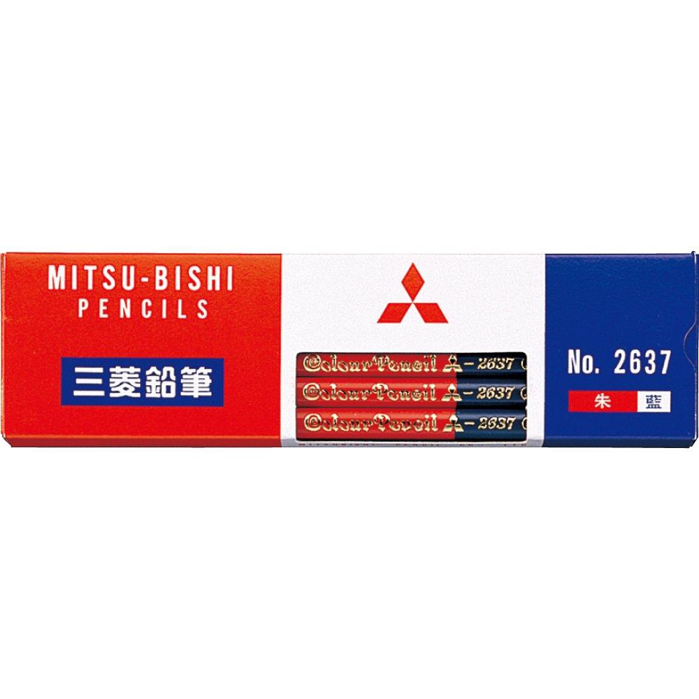 Mitsubishi Pencil Киноварь 2 K2637 Карандаш, Синий, Цвета,
