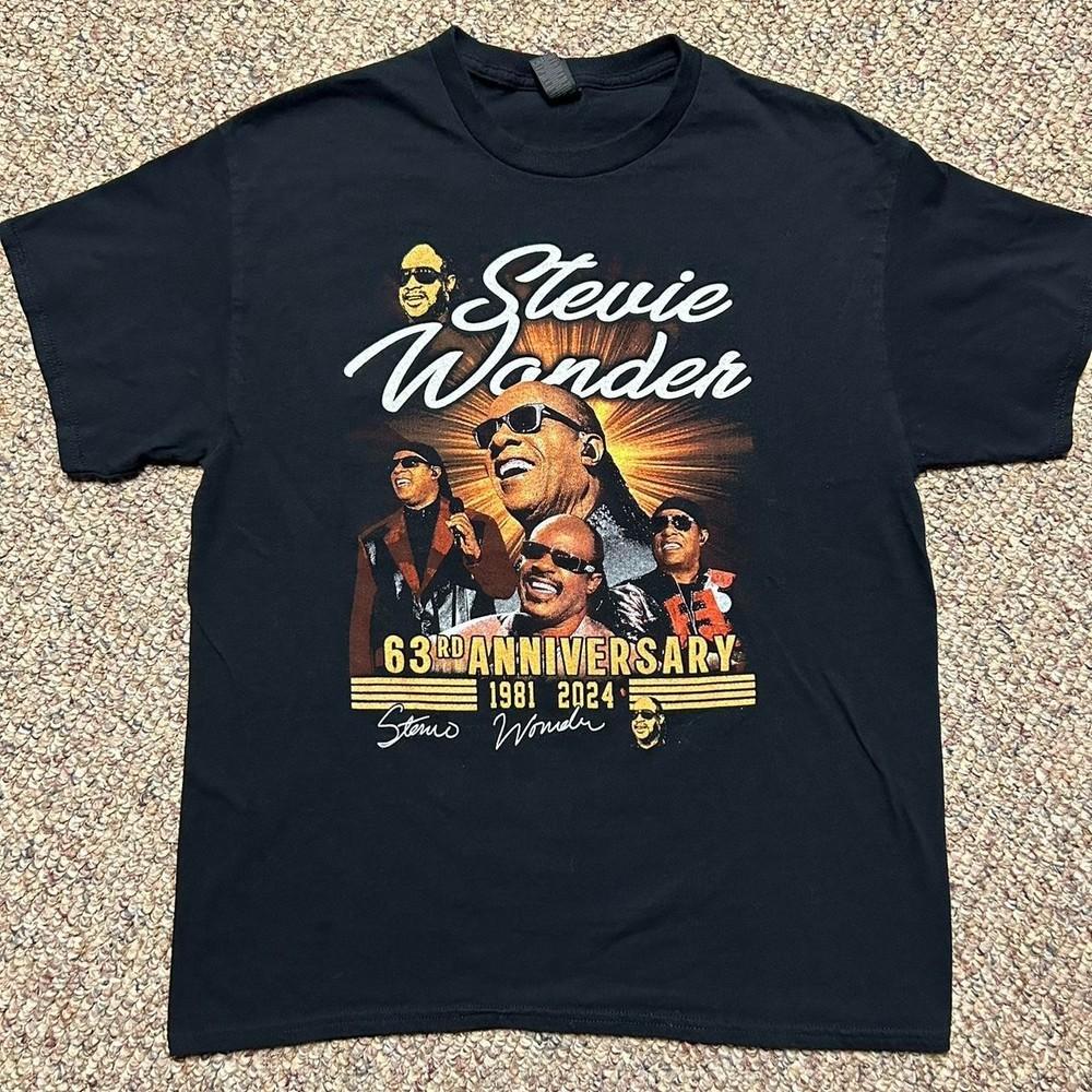 63rd Anniversary Stevie Wonder Gift For Fan Shirt Unisex All Size B249 Unisex T-Shirt XXXXL