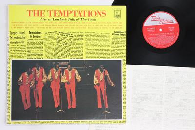 LP Record TEMPTATIONS  Live At Londons Talk Of Town SWX6041 TAMLA MOTOWN 1973 Japan SoulFunk Used