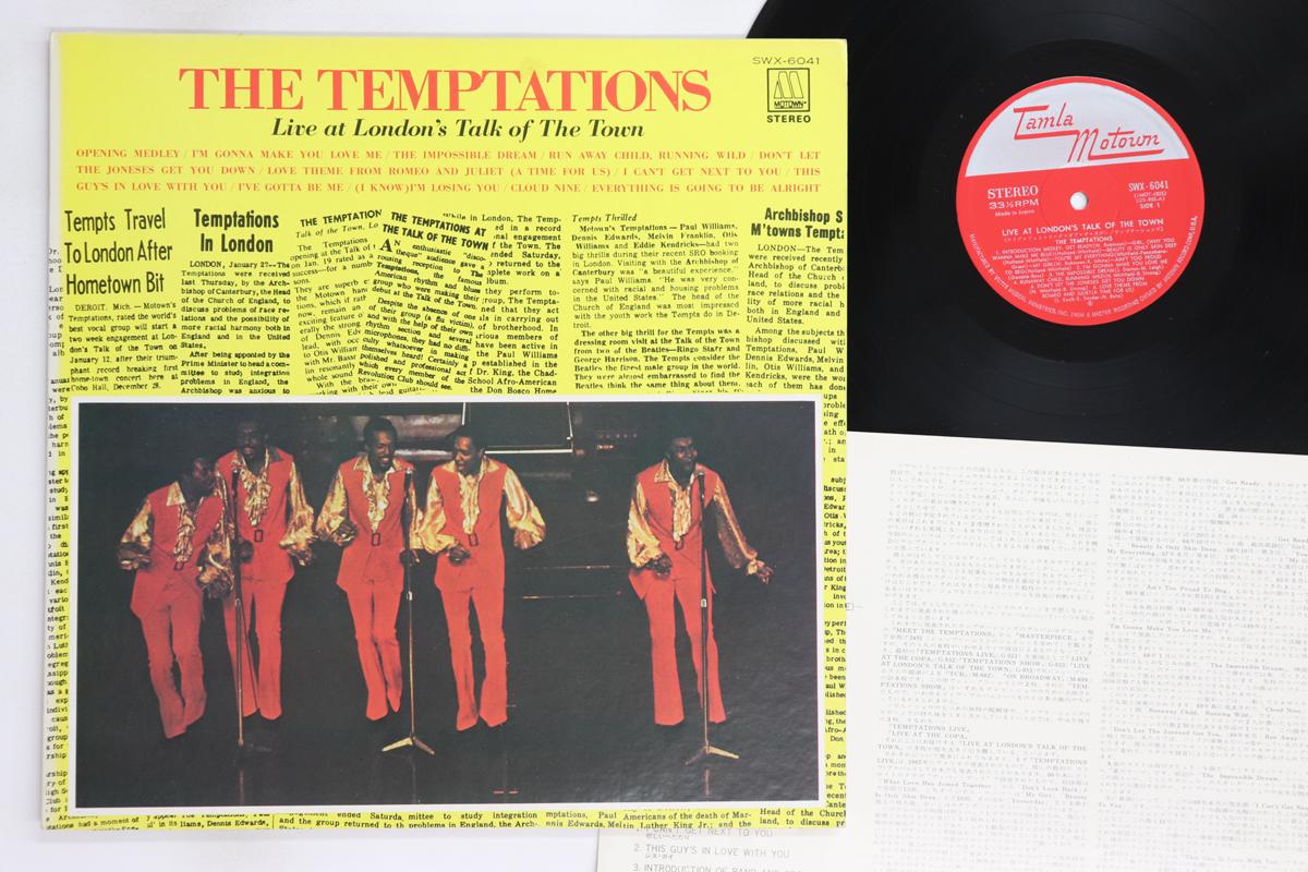 

LP Пластинка TEMPTATIONS - Живое выступление в лондонском Talk Of Town SWX6041 TAMLA MOTOWN 1973 Япония Соул/Фанк Б/У