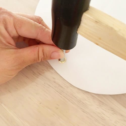 Craft Parts Shop 5mm Double-Sided Eyelet Punching Tool Kit, Sankokko SUN1-194, Brass, 10-Pair Set (Gold)