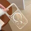 Flower Magnetic Mount Phone Case for iPhone 16, iPhone 17, and iPhone 17 Pro Max