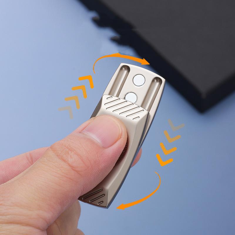 New Fingerprint Magnetic Haptic Slider Push Cards Edc Fidget Slider Metal Fidget Toys Adhd Tool Adult Anxiety Stress Relief Toys
