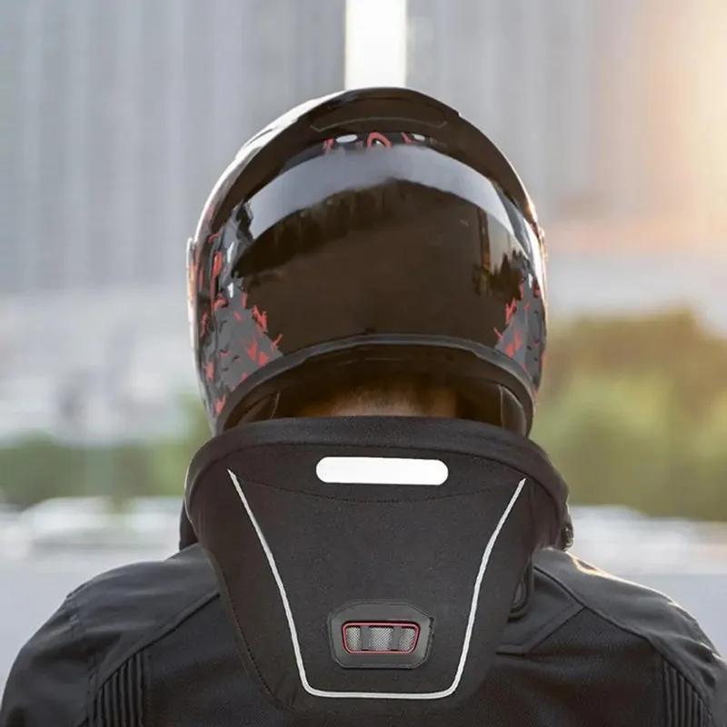 

1pcs Anti Shock Practical Motorcycle Neck Support Protective Neck Brace With Zipper Neck Protection Gear For Motorcycle Riding чёрный