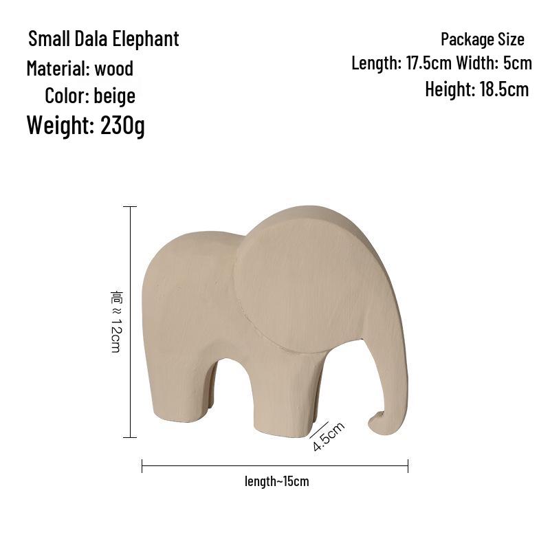 Adorno de Caballo de Madera Estilo Nórdico Morandi para Decoración de Hogar, Oficina o Sala de Estar