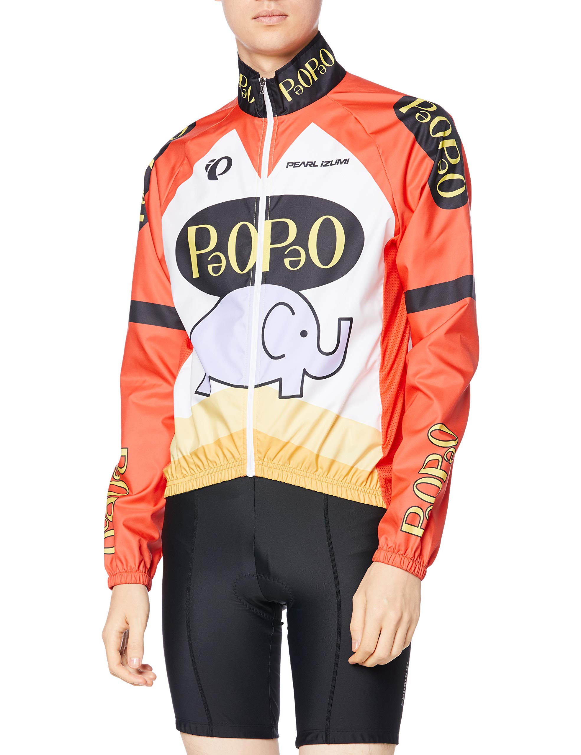 

Pearl Izumi Cycling Windbreaker P2321 Size L Men s Orange,