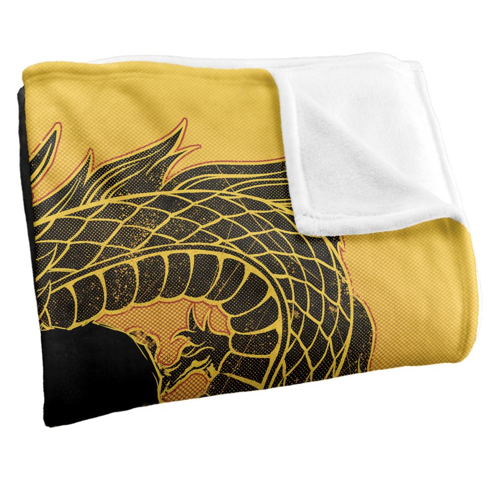 Enter The Dragon Silky Dragon Claw Bruce Lee Soft Touch Blanket