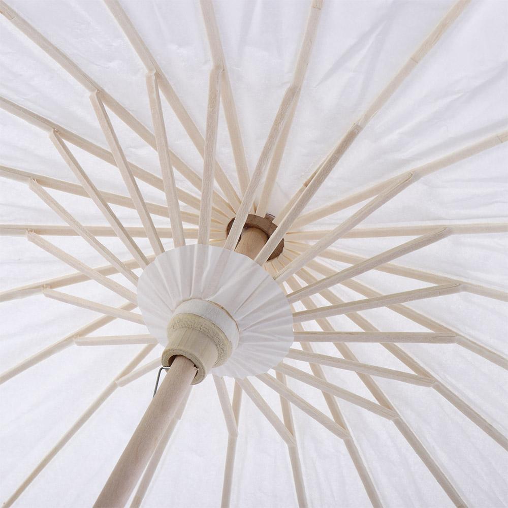 DIY Long-handle for Baby Shower Photography Prop Painting Supplies Paper Umbrella Dance Prop
