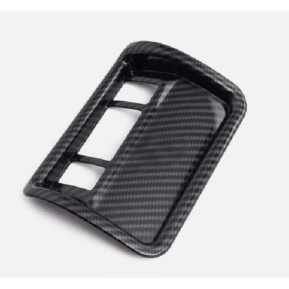 For Subaru Crosstrek 2024 Carbon Fiber Dashboard Switch Cover Trims Accessories