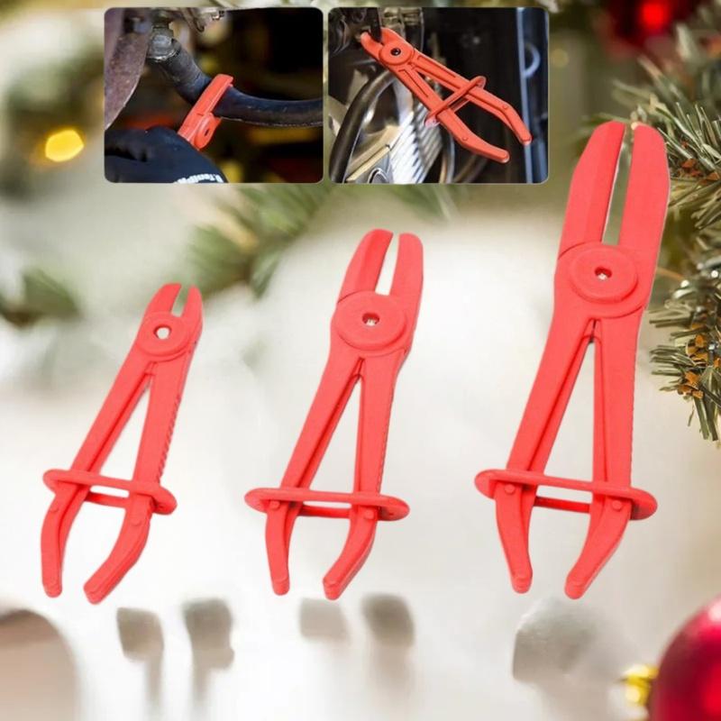 1/3Pcs Brake Fuel Water Line Clamp Plier Hands Free Tool Nylon Hose Clamp Tool Set Car Repair Tools Hose Pliers