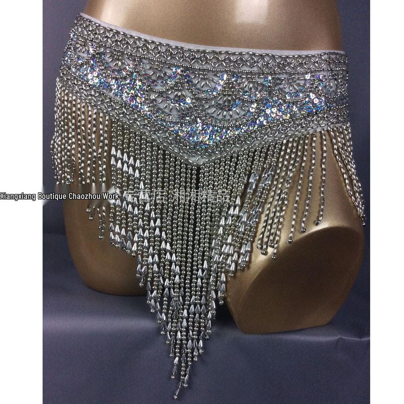 Women's Sequin Tassel Belly Dance Belt - Beginner Performance Waist Chain
