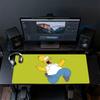Homer Simpson Mouse Pad, Large Gaming Desk Mat, Non-slip XXL Mousepad for Laptop & Tablet, Mini PC Playmat with Stitched Edges