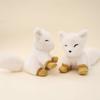Fox White Snow Plush Toy Cartoon Stuffed Doll Cartoon Room Decoration Kids Gift