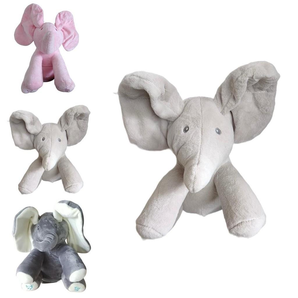 Entzückendes Elefanten-Plüschtier mit beweglichen Ohren Perfektes Babygeschenk