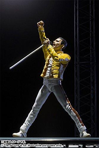 TAMASHII NATIONS Freddie Mercury přibližně 140 mm malovaná pohyblivá figurka SHFiguarts PVC&ABS