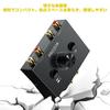 PROZOR Audio 2 Output 1 Bidirectional RCA Stereo Audio No Power Supply RCA Cable Compatible with DVD Stereo CD 2-Port Switcher Inputs/1 / Input/2