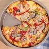6/8/10in Non-Stick Baking Tray Pizza Pan Thickened Carbon Steel Bread Cake Mold Round Kitchen Baking Accessory Bakeware