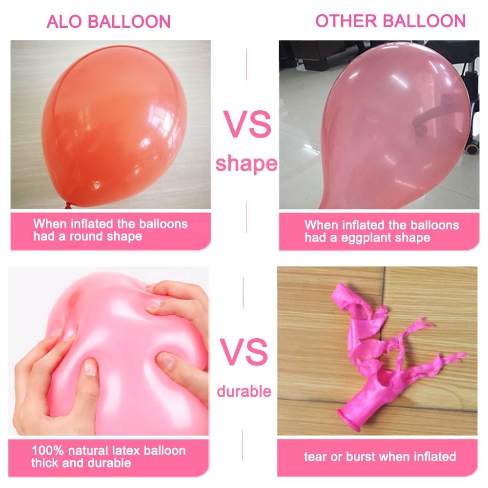 100 Stück 10 Zoll China Luxus Aufblasbar Luft Helium Dekor Partygeschenke Globos Geburtstag Hochzeit Dekoration & Zubehör Latexballon