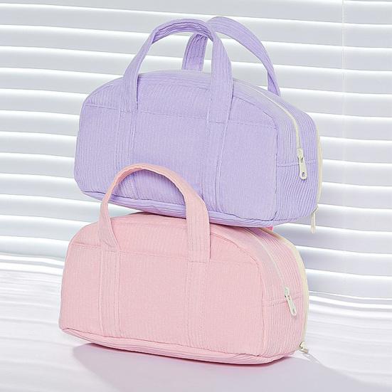 Trousse à Crayons Grande Capacité Sac de Rangement à Plusieurs Compartiments Résistant aux Taches Sac à Cosmétiques Multifonctionnel Organisateur de Papeterie Scolaire