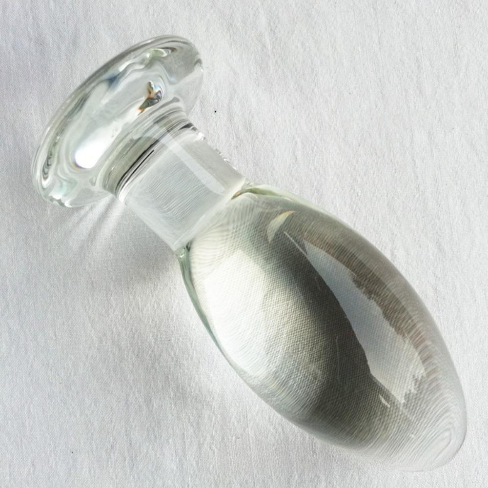 Glass Crystal Quantity Oval Shape Wand Plug