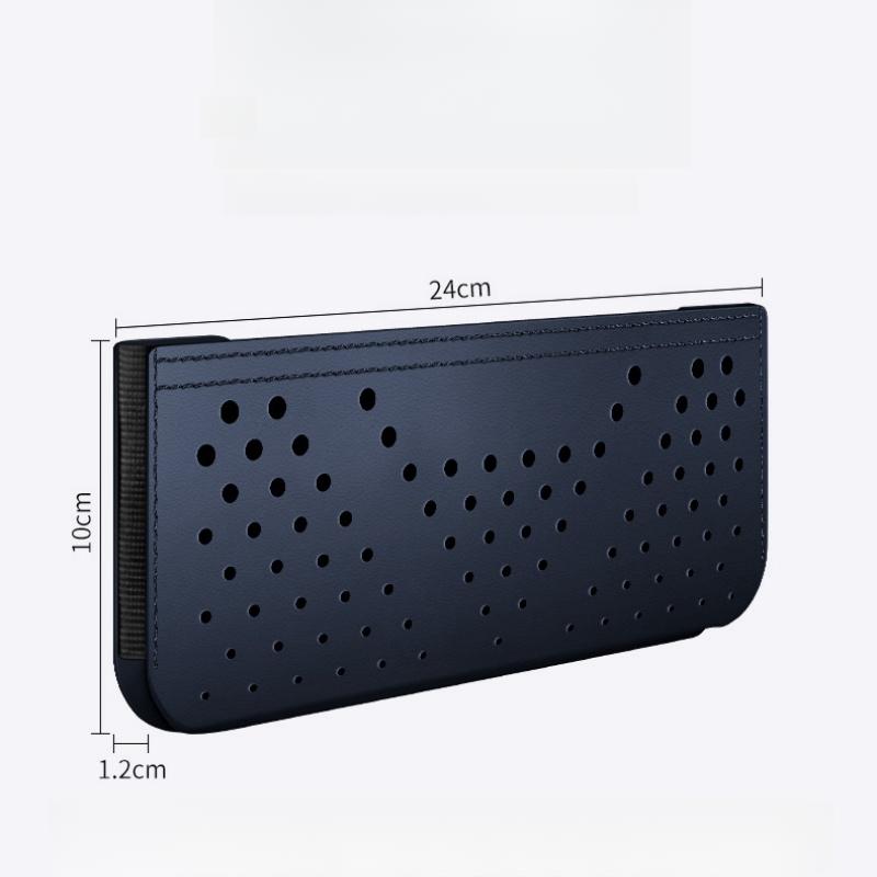Faux Leather Car Storage Pocket Seat Back Door Center Console Phones Card Coins Keys Organizer Universal Car Storage Bag