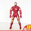 18cm New Doll Model Spider-Man Figures Press Rotate Superman Steve Rogers Figurines Kids Toys Fans Gifts and Kid Friendly Entertaining Fun Play Safe