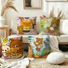 Anime Cute Cartoon R-Rilakkuma Lucky Dragon Pillow Cover Sofa Cushion Cover Home Room Decoration Children Gift