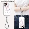 Schöne Blumen-Handgelenkschlaufe Hülle Für iPhone 17 Pro Max iPhone 16 15 14 13 Pro Max Magnetisch Für Magsafe Hybrid TPU+PC Mattes Cover