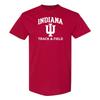 Indiana Hoosiers Koszulka z Logo Łuku Drużyna Lekkoatletyczna College - Karmazynowy