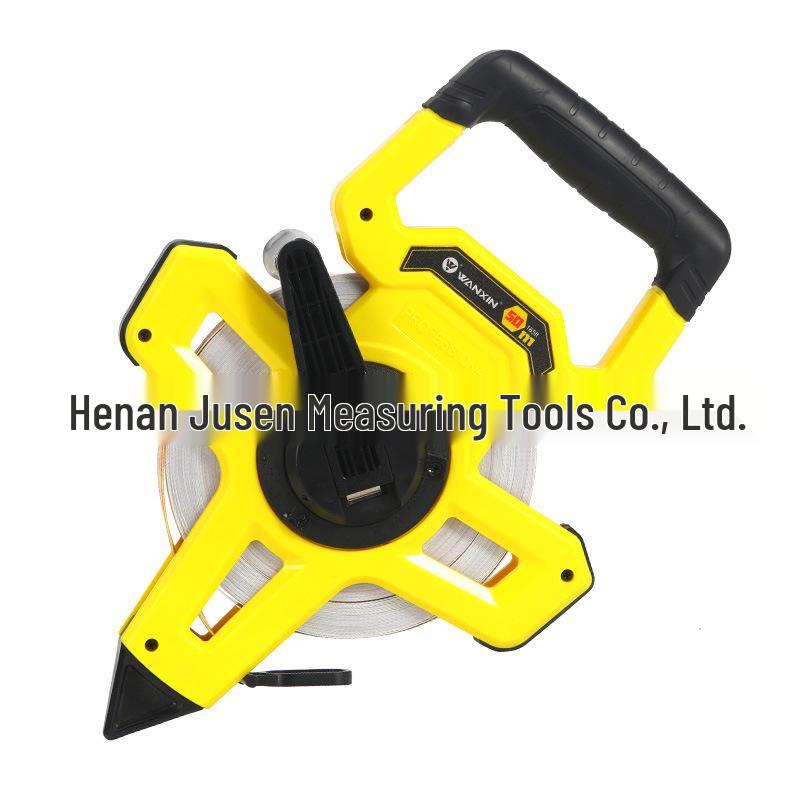 Engineering Survey Handheld Measuring Tape: 30m Steel Frame, 50m Nylon Frame, with Ground Stake. 30m Waterproof Tape