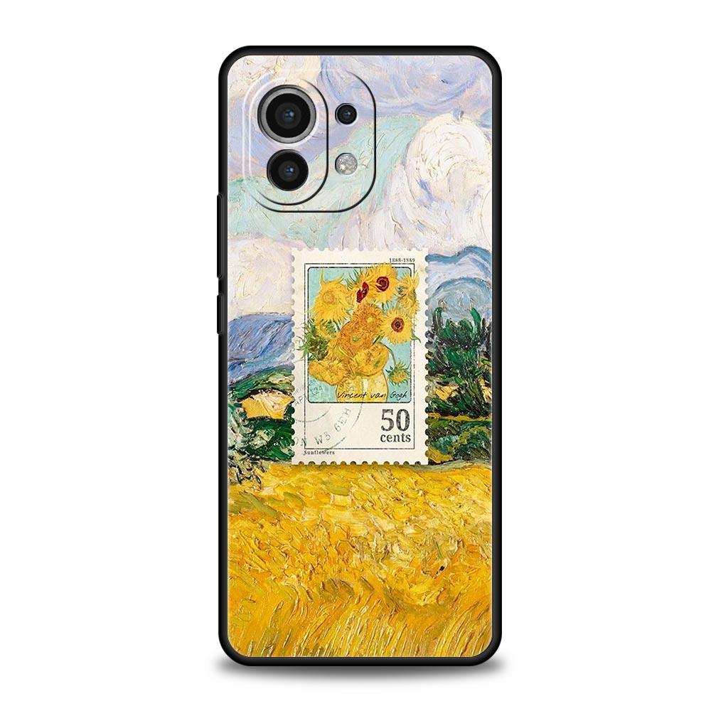 Starry Sky Van Gogh Art Phone Case For Xiaomi 14 13 12 11 Lite 13T 12T 11T Pro 9T Mi Poco X6 X5 M3 X3 Pro F5 F4 F3 5G Cover