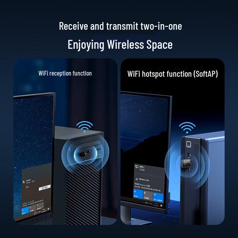 Ugreen AX900 USB WiFi 6 Dual-Band Adapter (CN-Version)