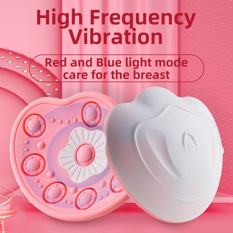 Electric Breast Massage Instrument Comfortable To Wear 8 Massage Heads For Promote Breast Growth And Accelerate Body Circulation