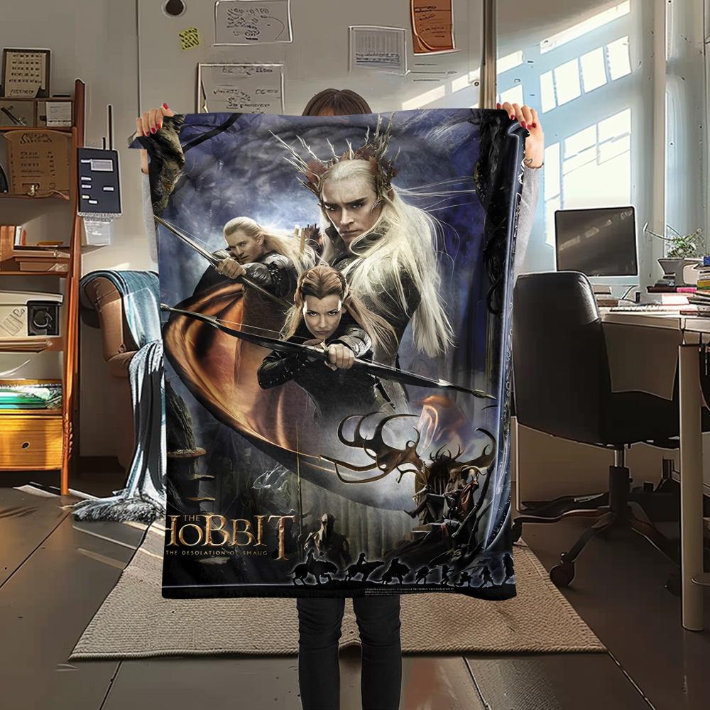 

The Lord of the Rings Print Flannel Blanket,High quality Comfortable for All Seasons,Home Decor,Warmth and Comfort,Perfect for Christmas Gifts 80cm x 120cm