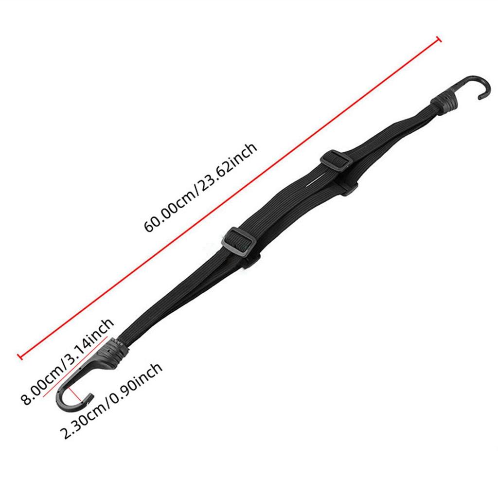 Motorcycle Helmet Straps Hook Luggage Straps Retractable Elastic Rope Motos Helmet Luggage Adjustment Fix Buckle Rope Accessorie