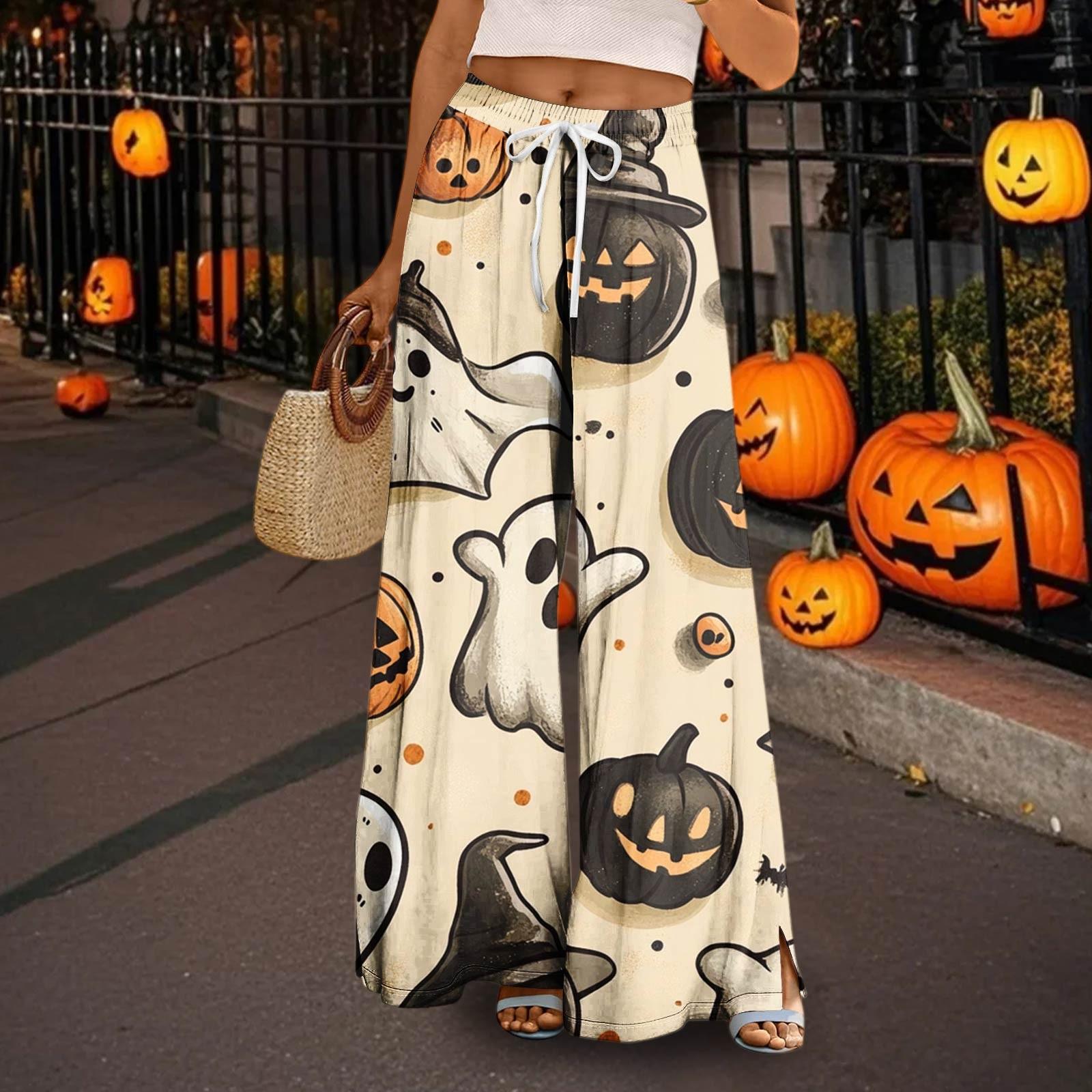 

Женские повседневные брюки с широкими штанинами, эластичным поясом, карманом, принтом, регулируемой завязкой XXL хаки