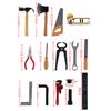 (Virtual Warehouse) Children S Pretend Play Simulation Multifunctional Repair Tool Hacksaw 14 Piece Set DIY Educational