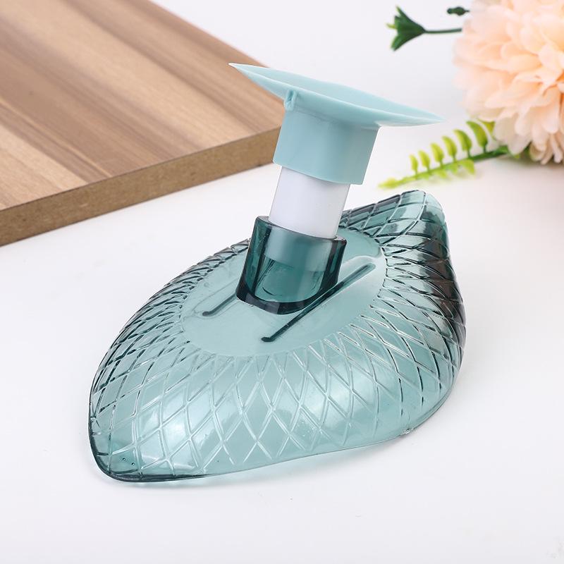 Leaf-Shaped Suction Cup Soap Holder: Wall-Mounted, No Drilling Required