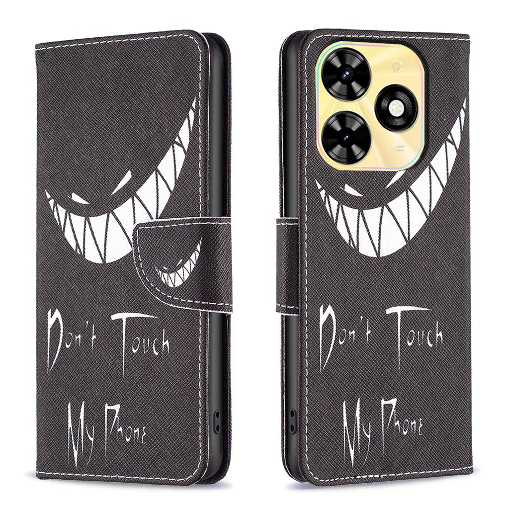 For Infinix Smart 8 4G Pattern Leather Flip Phone Case Wallet Cover