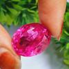 Natural Pink Ceylon Sapphire 27 Ct Oval Shape Faceted Certified Gemstone