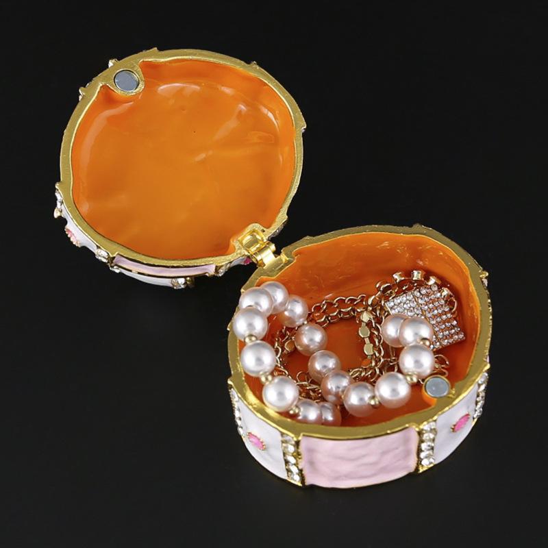 Mädchen Perlmuttpuder Perlen Schleife Amphibol Große Kapazität Schmuckschatulle für Freundin Hochwertige Qualität Geschenk