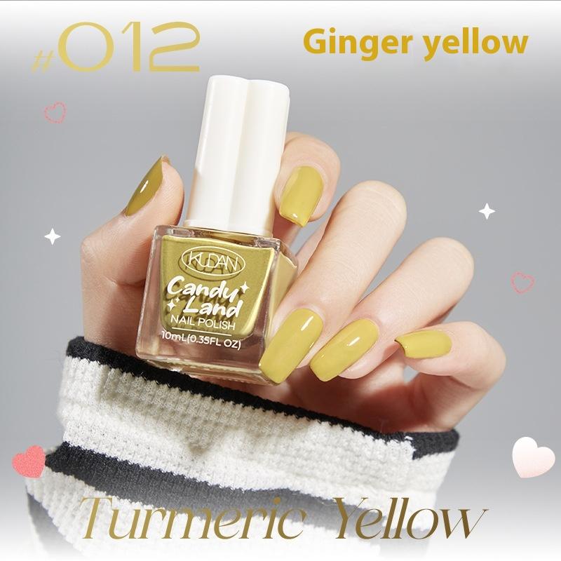 

Новый лак для ногтей Kudan Kudan, без запекания, быстросохнущий, не рвущийся, легкий аромат, 10 мл, лак для ногтей на водной основе