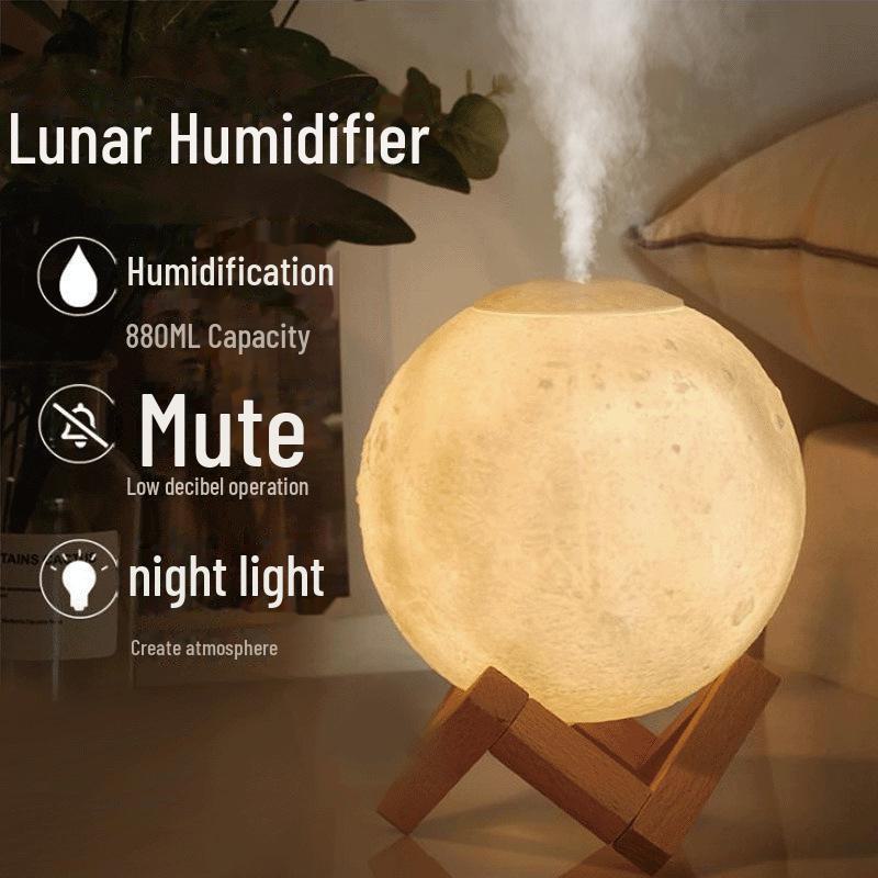 Difuzor și umidificator cu ultrasunete pentru aromaterapie MUJI 500ML, cu telecomandă și lampă cu uleiuri esențiale pentru casă sau dormitor.