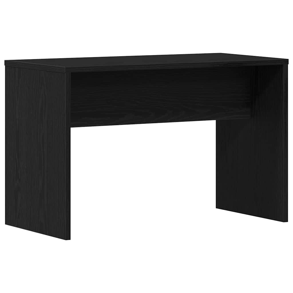 Black Clothing Stool with Oak Effect 70 x 35 x 45 cm