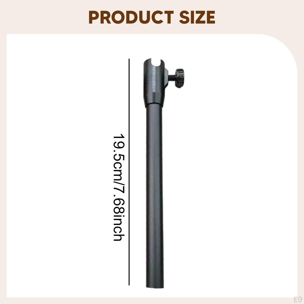 Lure Tray Bracket Aluminum Alloy 19.5cm Support Tube Baits Rod for Coastal Beach